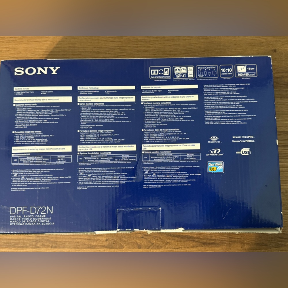 Sony S-Frame - Picture 3 of 3